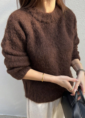 Коричневий демісезонний джемпер джемпер SHEIN