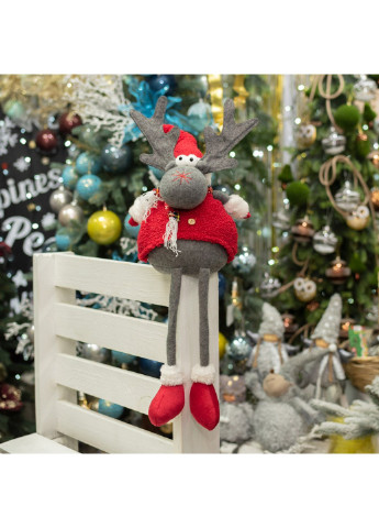 Украшение декоративное Олень новогодний, 62 см, красный (973619) YES! Fun (254593514)