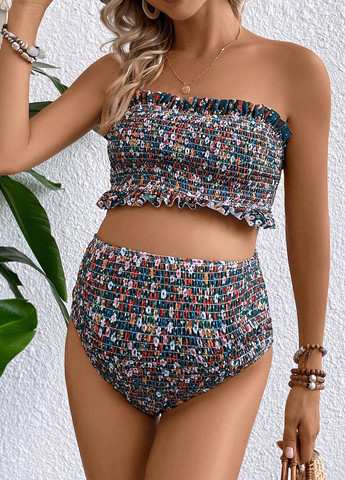 Комбинированный летний купальник для беременных (лиф, трусики) раздельный SHEIN