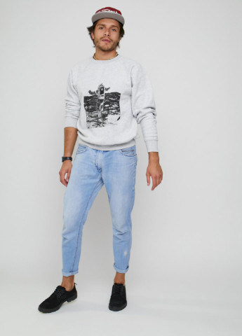 Сірий світшот YAPPI (198688718)