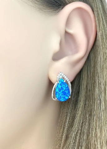 Серьги Silver Flame (219625727)