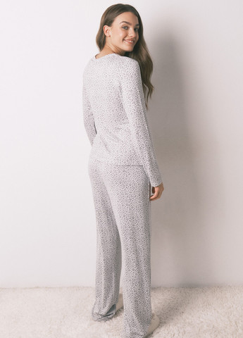 Сіра всесезон піжама (лонгслів, штани) лонгслів + брюки Women'secret