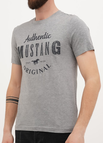 Сіра футболка Mustang