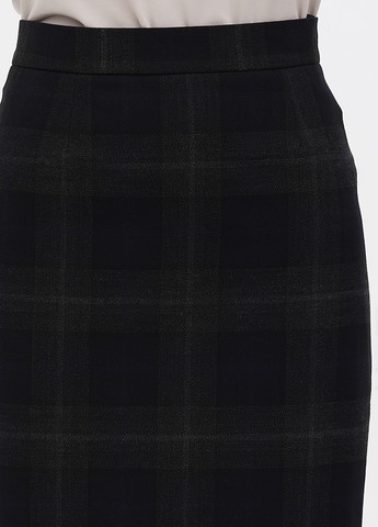 Черная кэжуал в клетку юбка H&M карандаш