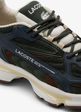 Зеленые демисезонные кроссовки Lacoste L003 2K24