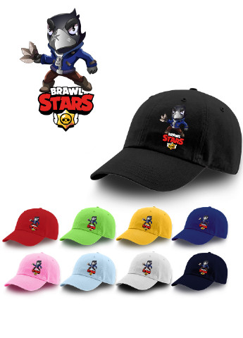 Кепка Ворон Бравл Старс (Crow Brawl Stars) (9273-1059) MobiPrint (216961421)