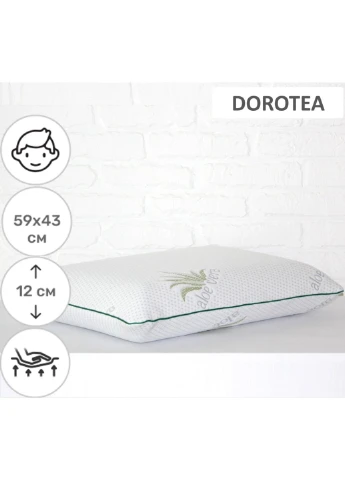 Подушка ортопедична №6059 Green nature Dorotea Men 59х43х12 (2200003261844) No Brand (254012386)