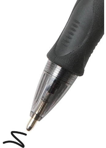 Набір кулькових ручок 12 шт. автоматичних Atlantis Velocity Bold, 1,6 мм Чорна (VLGB11-Blk) Bic (255254772)