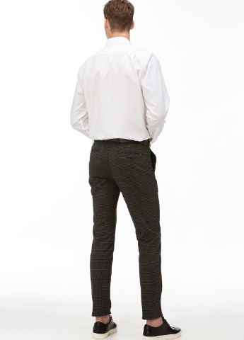 Темно-серые кэжуал демисезонные прямые брюки Lacoste