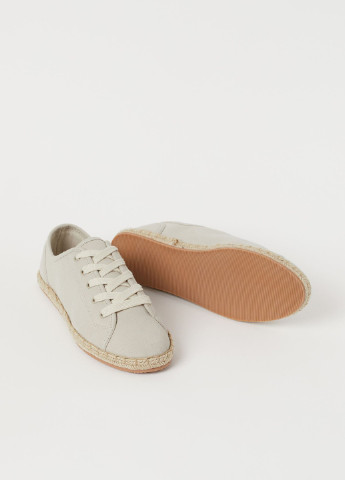 Светло-бежевые кеды H&M