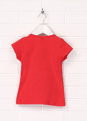 Красная летняя футболка с коротким рукавом Dasilva Kids