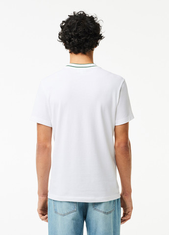 Біла футболка Lacoste