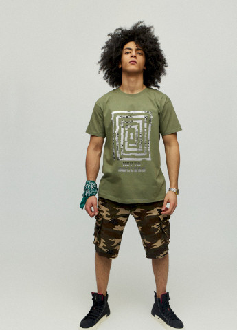 Хакі (оливкова) футболка чоловіча YAPPI