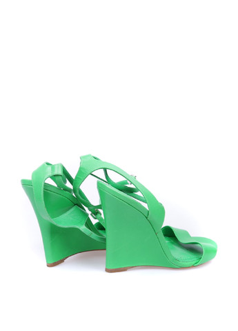 Зеленые босоножки Ralph Lauren с ремешком