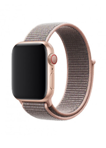 Ремешок для смарт-часов XoKo для apple watch 38/40 series 1,2,3 нейлоновый pink sand (156223605)
