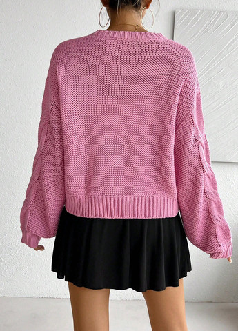 Рожевий демісезонний джемпер джемпер SHEIN