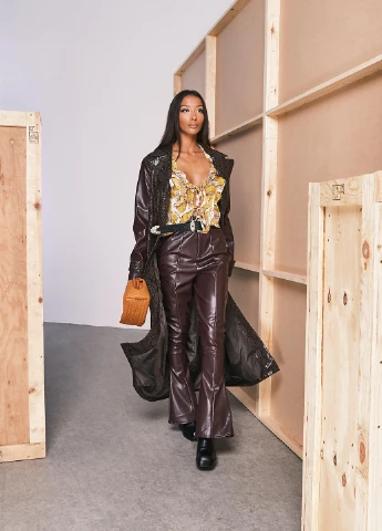 Комбинированная блуза Missguided