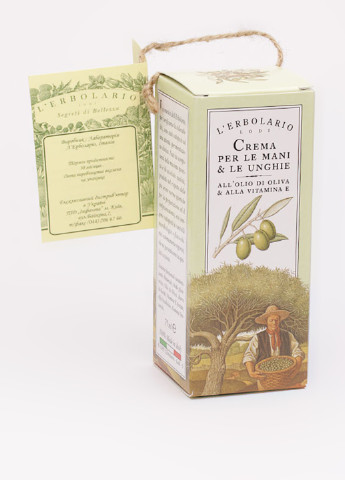 Крем для рук і нігтів з оливковою олією і вітаміном Е, 75 мл L'erbolario (16825810)