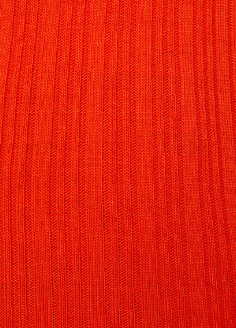 Джемпер KOTON однотонный оранжевый кэжуал акрил