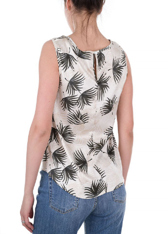 Бежевая блуза на запах E-Bound