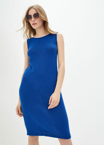 Синее кэжуал платье Sewel однотонное