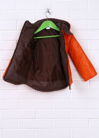 Оранжевая демисезонная куртка Одягайко