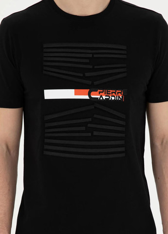 Чорна футболка Pierre Cardin