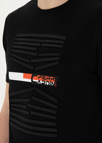 Чорна футболка Pierre Cardin