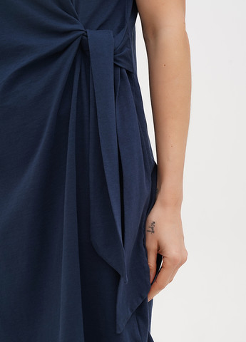 Темно-синя кежуал сукня а-силует Mustang однотонна
