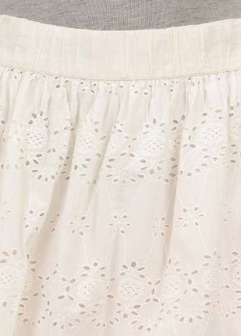 Белая кэжуал однотонная юбка Kiabi клешированная