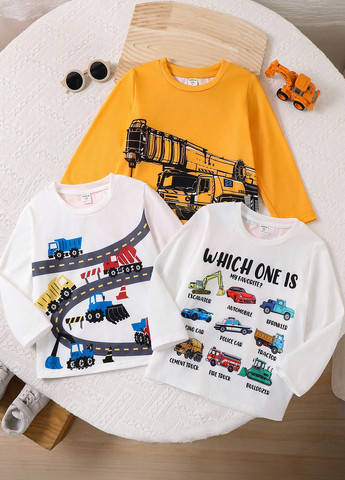 Разноцветный демисезонный кэжуал лонгслив SHEIN с рисунком