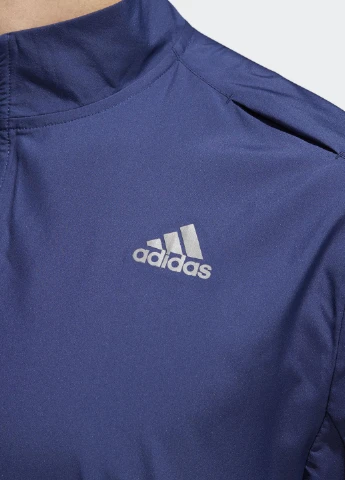 Синя демісезонна вітровка adidas