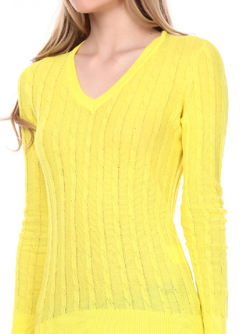 Жовтий демісезонний пуловер пуловер Folgore Milano