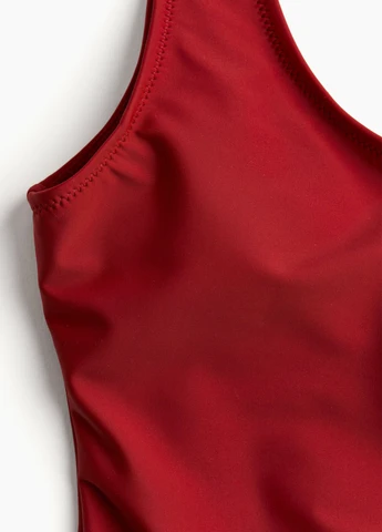 Темно-червоний літній купальник суцільний, танк H&M