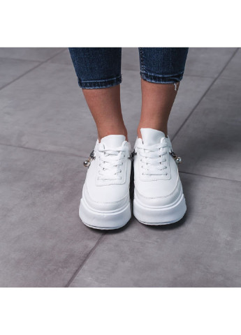 Белые демисезонные кроссовки женские rule 3538 40 25 см белый Fashion