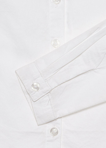 Белая кэжуал рубашка однотонная Cool Club