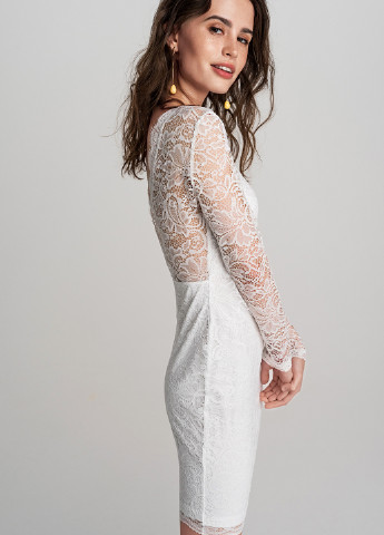 Білий коктейльна плаття, сукня befree