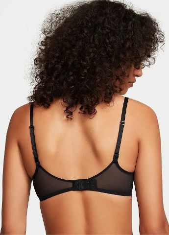 Черный демисезонный комплект (бюстгальтер, трусики) Victoria's Secret