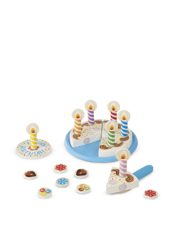 Деревянный набор День рождения-торт (34 эл.), 4.6х23х32 см Melissa & Doug (251317840)