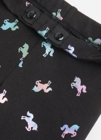 Черные демисезонные леггинсы H&M