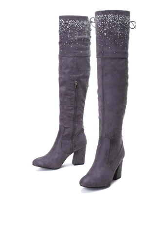 Осенние сапоги Top Shoes с аппликацией