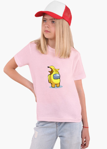 Розовая демисезонная футболка детская безликий бог каонаси унесённые призраками (spirited away)(9224-2831) MobiPrint