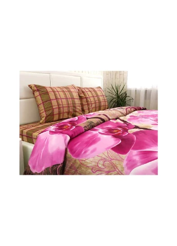 Постільна білизна Руно 20-1315 Fuchsia сатин набивний євро (845.137К_20-1315Fuchsia) Руно (254013657)