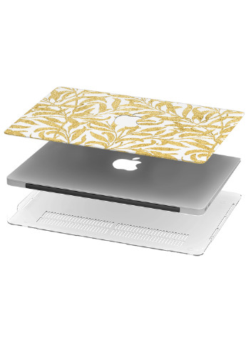 Чохол пластиковий для Apple MacBook Air 13 A1466 / A1369 Золоті листя (Golden leaves) (6351-2363) MobiPrint (218865460)
