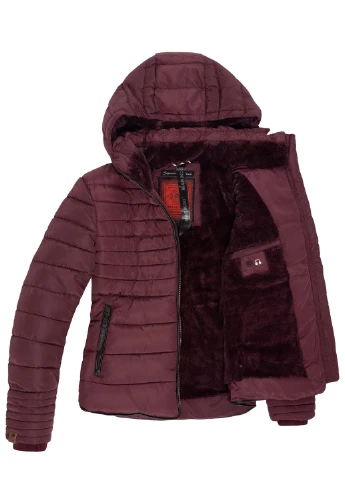 Бордова демісезонна куртка Marikoo