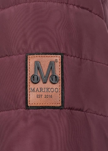 Бордова демісезонна куртка Marikoo