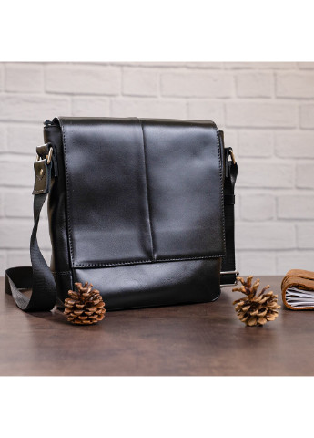 Чоловіча шкіряна сумка 24х26х8 см Shvigel (229460996)