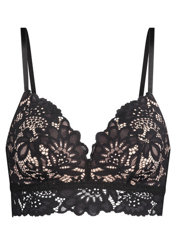 Комбинированный бралетт бюстгальтер Hunkemoller без косточек полиамид