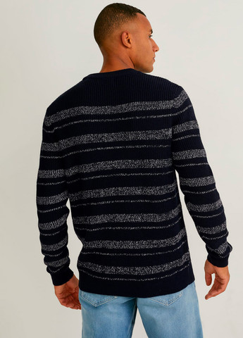 Темно-синий демисезонный свитер джемпер C&A