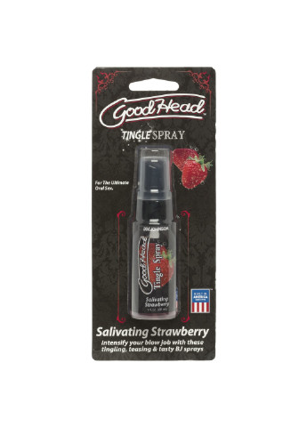 Спрей для мінету GoodHead Tingle Spray – Strawberry (29 мл) зі стимулюючим ефектом Doc Johnson (252313719)